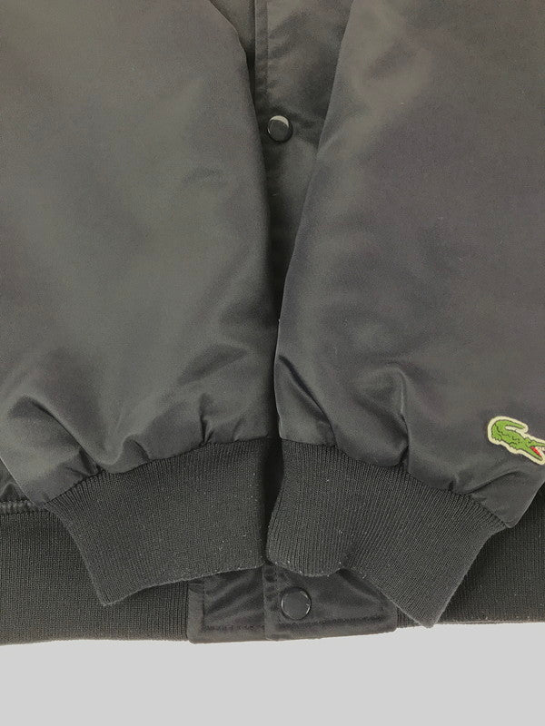 【中古品】【メンズ】 LACOSTE ラコステ DOUBLE STRIPE VARSITY JACKET BH0127 ダブルストライプバーシティジャケット ブルゾン アウター 147-260429-yy-06-tag サイズ：M カラー：ネイビー 万代Net店