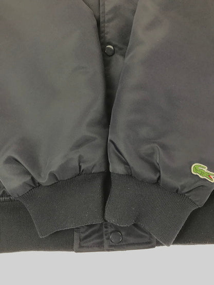【中古品】【メンズ】 LACOSTE ラコステ DOUBLE STRIPE VARSITY JACKET BH0127 ダブルストライプバーシティジャケット ブルゾン アウター 147-260429-yy-06-tag サイズ：M カラー：ネイビー 万代Net店