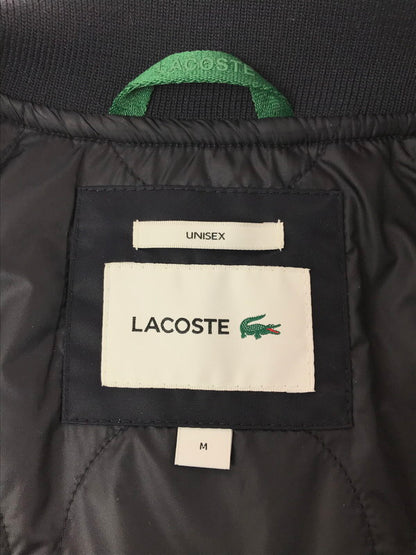 【中古品】【メンズ】 LACOSTE ラコステ DOUBLE STRIPE VARSITY JACKET BH0127 ダブルストライプバーシティジャケット ブルゾン アウター 147-260429-yy-06-tag サイズ：M カラー：ネイビー 万代Net店