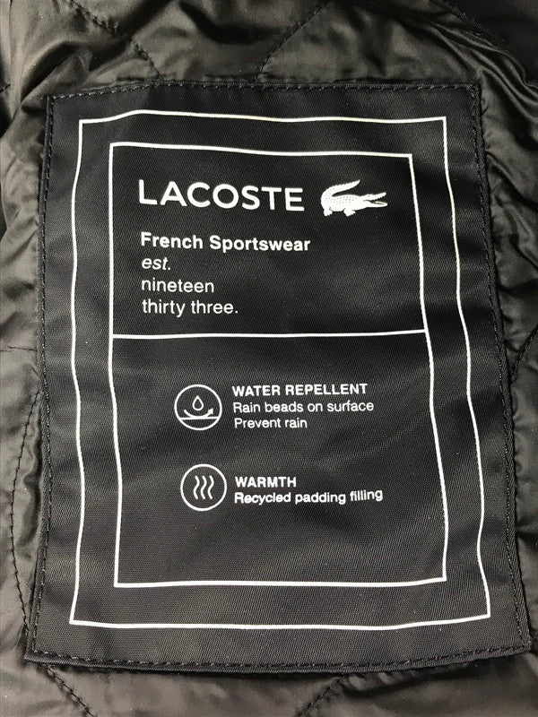 【中古品】【メンズ】 LACOSTE ラコステ DOUBLE STRIPE VARSITY JACKET BH0127 ダブルストライプバーシティジャケット ブルゾン アウター 147-260429-yy-06-tag サイズ：M カラー：ネイビー 万代Net店