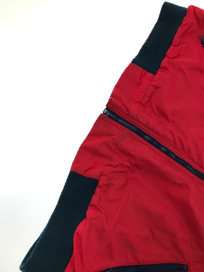 【中古品】【メンズ】 L.L.BEAN エルエルビーン 90's VINTAGE WARM UP JACKET 5941 90年代 ヴィンテージ ウォームアップジャケット アメリカ製 裏フリースジャケット アウター 146-260429-yy-08-tag サイズ：XXL カラー：レッド/パープル 万代Net店