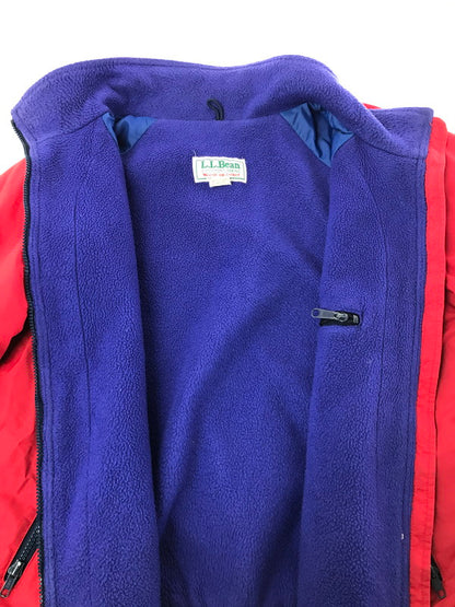 【中古品】【メンズ】 L.L.BEAN エルエルビーン 90's VINTAGE WARM UP JACKET 5941 90年代 ヴィンテージ ウォームアップジャケット アメリカ製 裏フリースジャケット アウター 146-260429-yy-08-tag サイズ：XXL カラー：レッド/パープル 万代Net店
