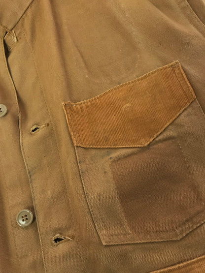 【現状渡し品】【メンズ】 WEATHER JACK BY ELY ウェザージャック バイ エリー 70's DACK JACKET 70年代 ダック ジャケット アウター 146-260307-rt-03-tag サイズ：42 カラー：ブラウン 万代Net店