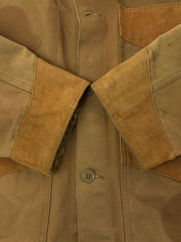 【現状渡し品】【メンズ】 WEATHER JACK BY ELY ウェザージャック バイ エリー 70's DACK JACKET 70年代 ダック ジャケット アウター 146-260307-rt-03-tag サイズ：42 カラー：ブラウン 万代Net店
