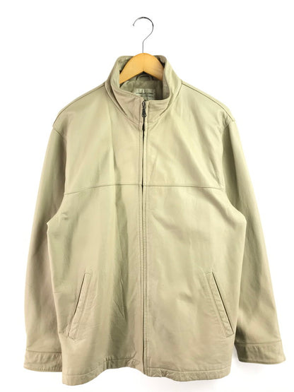 【現状渡し品】【メンズ】 ADAMSON HOMME アダムソン オム COW LEATHER JACKET 0540-1542 カウレザー ジャケット アウター 146-260307-rt-02-tag サイズ：L カラー：ベージュ 万代Net店
