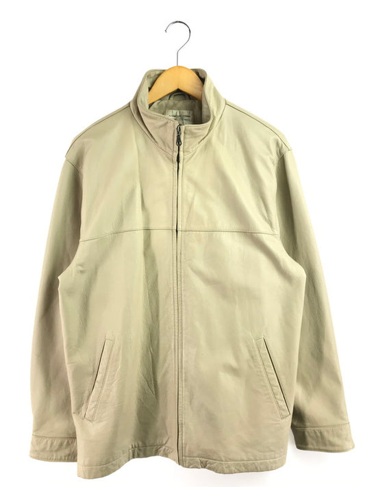 【現状渡し品】【メンズ】 ADAMSON HOMME アダムソン オム COW LEATHER JACKET 0540-1542 カウレザー ジャケット アウター 146-260307-rt-02-tag サイズ：L カラー：ベージュ 万代Net店