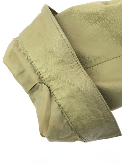 【現状渡し品】【メンズ】 ADAMSON HOMME アダムソン オム COW LEATHER JACKET 0540-1542 カウレザー ジャケット アウター 146-260307-rt-02-tag サイズ：L カラー：ベージュ 万代Net店