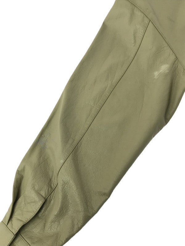 【現状渡し品】【メンズ】 ADAMSON HOMME アダムソン オム COW LEATHER JACKET 0540-1542 カウレザー ジャケット アウター 146-260307-rt-02-tag サイズ：L カラー：ベージュ 万代Net店