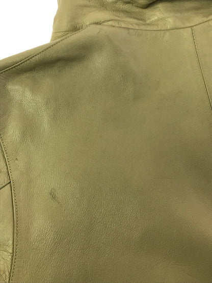 【現状渡し品】【メンズ】 ADAMSON HOMME アダムソン オム COW LEATHER JACKET 0540-1542 カウレザー ジャケット アウター 146-260307-rt-02-tag サイズ：L カラー：ベージュ 万代Net店