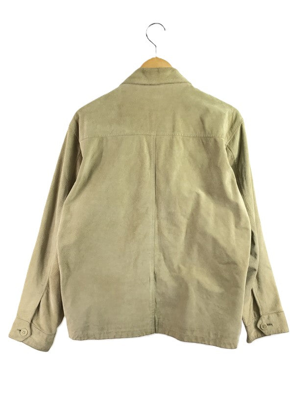 【現状渡し品】【メンズ】 ADAMSON HOMME アダムソン オム PIGSKIN SUEDE LEATHER SWINGTOP J 1140-2596 ピッグスキン スエードレザー スイングトップ 146-260307-rt-01-tag サイズ：M カラー：ベージュ 万代Net店