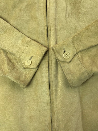 【現状渡し品】【メンズ】 ADAMSON HOMME アダムソン オム PIGSKIN SUEDE LEATHER SWINGTOP J 1140-2596 ピッグスキン スエードレザー スイングトップ 146-260307-rt-01-tag サイズ：M カラー：ベージュ 万代Net店