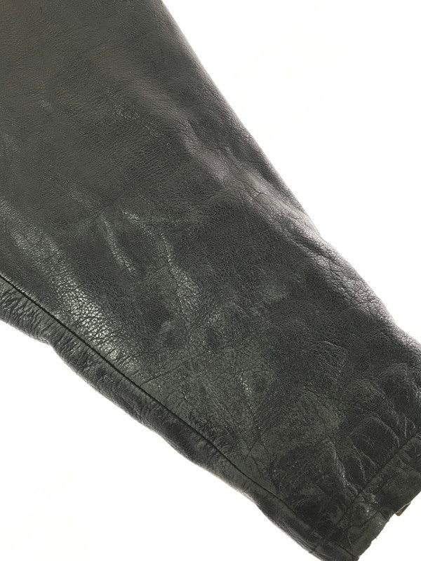 【現状渡し品】【メンズ】 USED ユーズド DOUBLE RIDERS JACKET ダブル ライダース ジャケット 韓国製 アウター 146-260307-rt-05-tag サイズ：50 カラー：ブラック 万代Net店