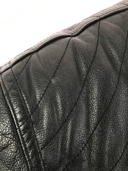 【現状渡し品】【メンズ】 USED ユーズド DOUBLE RIDERS JACKET ダブル ライダース ジャケット 韓国製 アウター 146-260307-rt-05-tag サイズ：50 カラー：ブラック 万代Net店