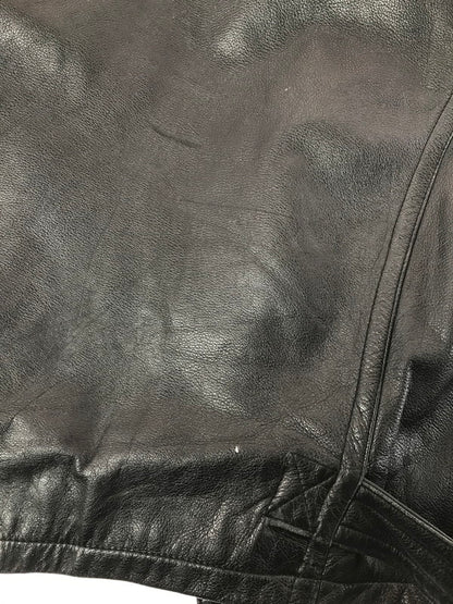 【現状渡し品】【メンズ】 USED ユーズド DOUBLE RIDERS JACKET ダブル ライダース ジャケット 韓国製 アウター 146-260307-rt-05-tag サイズ：50 カラー：ブラック 万代Net店