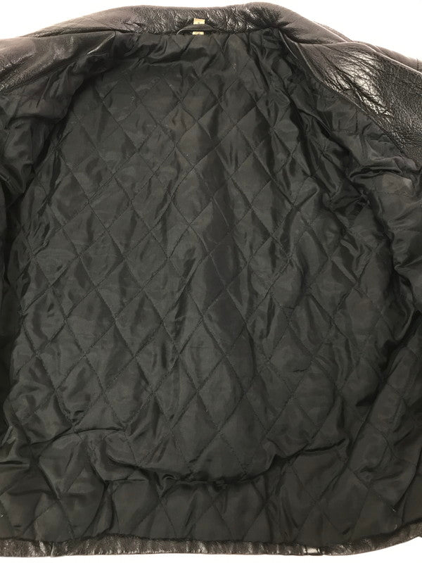 【現状渡し品】【メンズ】 USED ユーズド DOUBLE RIDERS JACKET ダブル ライダース ジャケット 韓国製 アウター 146-260307-rt-05-tag サイズ：50 カラー：ブラック 万代Net店