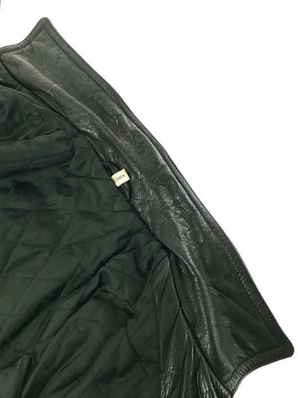 【現状渡し品】【メンズ】 USED ユーズド DOUBLE RIDERS JACKET ダブル ライダース ジャケット 韓国製 アウター 146-260307-rt-05-tag サイズ：50 カラー：ブラック 万代Net店