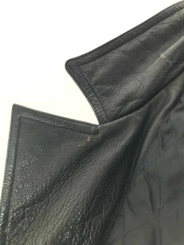 【現状渡し品】【メンズ】 USED ユーズド DOUBLE RIDERS JACKET ダブル ライダース ジャケット 韓国製 アウター 146-260307-rt-05-tag サイズ：50 カラー：ブラック 万代Net店
