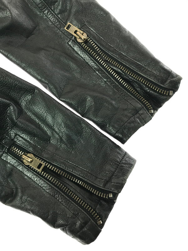 【現状渡し品】【メンズ】 USED ユーズド DOUBLE RIDERS JACKET ダブル ライダース ジャケット 韓国製 アウター 146-260307-rt-05-tag サイズ：50 カラー：ブラック 万代Net店