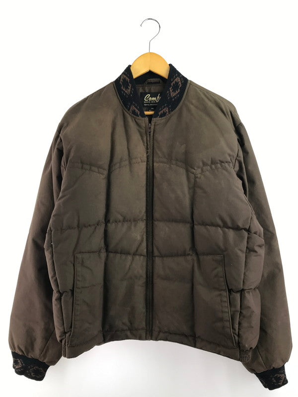 【現状渡し品】【メンズ】 COMFY コンフィー DOWN JACKET BROWN 80 20 ダウンジャケット アウター 146-260307-rt-06-tag サイズ：ML カラー：ブラウン 万代Net店