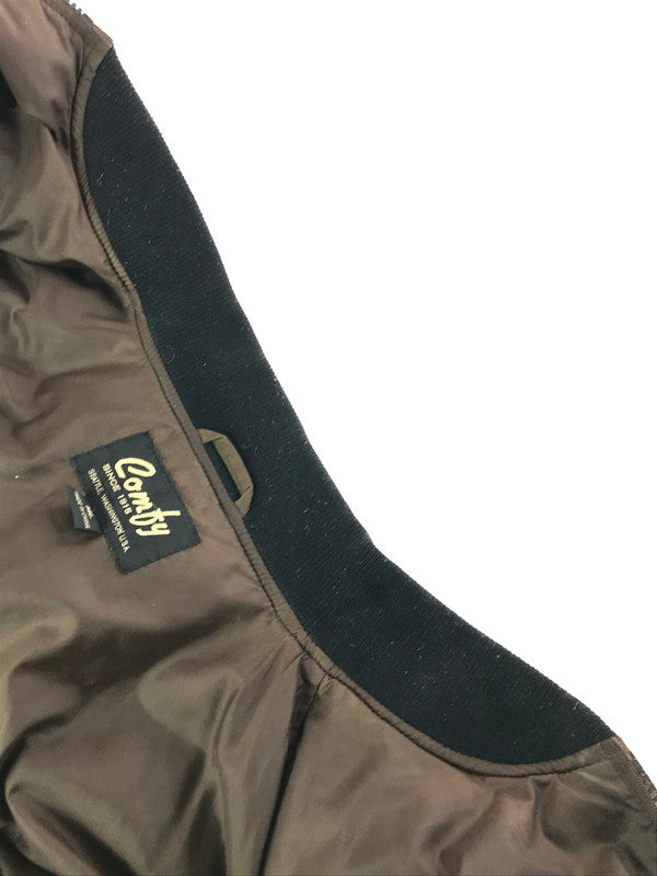 【現状渡し品】【メンズ】 COMFY コンフィー DOWN JACKET BROWN 80 20 ダウンジャケット アウター 146-260307-rt-06-tag サイズ：ML カラー：ブラウン 万代Net店