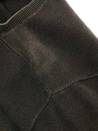 【メンズ】 Supreme シュプリーム 16AW LOGO STRIPE PIQUE CREWNECK KNIT ロゴストライプ ピケ クルーネックニット 149-260320-rt-21-tag サイズ：M カラー：ブラック 万代Net店
