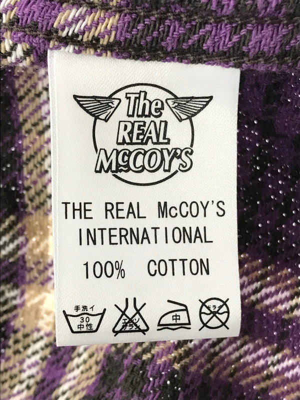 【中古品】【メンズ】 FLANNEL SHIRT PURPLE 966I フランネルシャツ 長袖シャツ トップス 145-260304-rt-01-tag サイズ：15 カラー：パープル 万代Net店