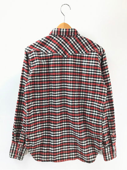【中古品】【メンズ】 RANCH WESTERN SHIRT 901S 600 ウエスタンシャツ 長袖シャツ トップス 145-260304-rt-02-tag サイズ：15 カラー：レッド 万代Net店