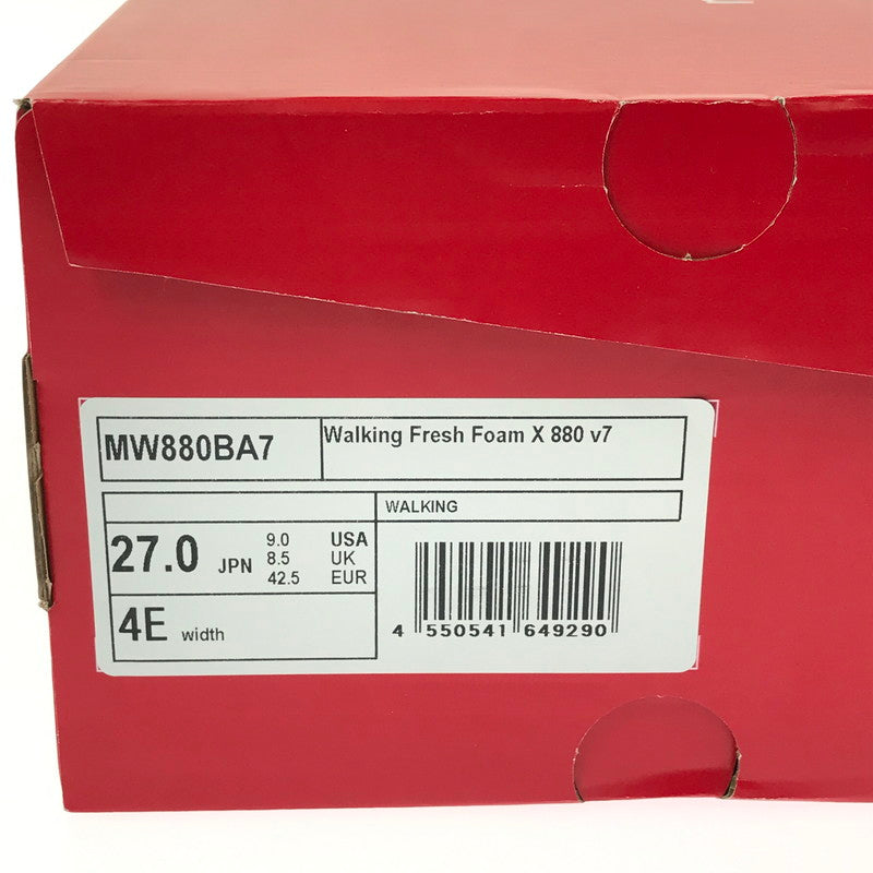 【中古品】【メンズ】 NEW BALANCE ニューバランス SNEAKER MW880BA7 スニーカー 靴 163-260312-rt-18-tag サイズ：27ｃｍ US9 カラー：グレー系 万代Net店