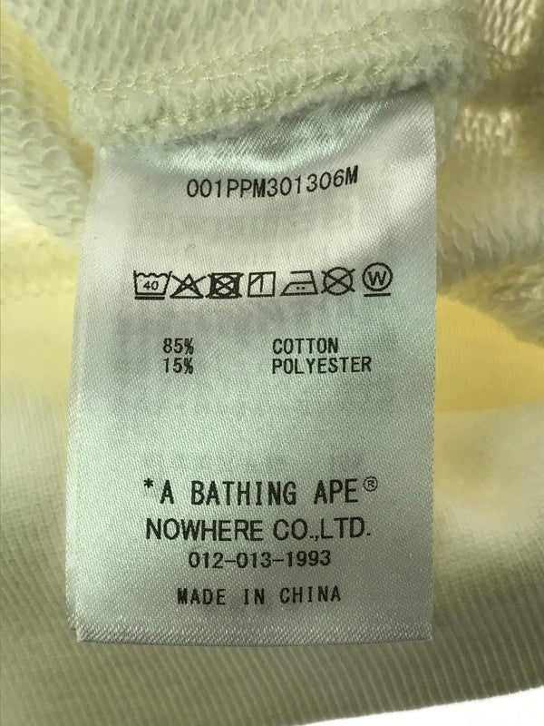 【中古品】【メンズ】 A BATHING APE アベイシングエイプ ONE POINT REGULAR FIT PULLOVER HOODIE 001PPM301306M レギュラー フィット プルオーバー フーディー 142-260304-rt-06-tag サイズ：M カラー：ホワイト 万代Net店