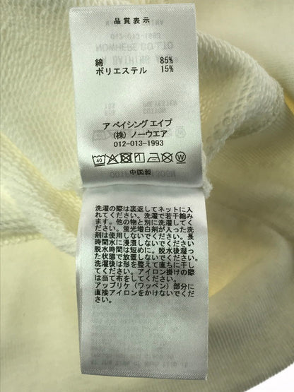 【中古品】【メンズ】 A BATHING APE アベイシングエイプ ONE POINT REGULAR FIT PULLOVER HOODIE 001PPM301306M レギュラー フィット プルオーバー フーディー 142-260304-rt-06-tag サイズ：M カラー：ホワイト 万代Net店