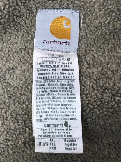 【中古品】【メンズ】 Carhartt カーハート ARG SIERRA JACKET J141 シエラ ジャケット アウター 145-260304-rt-10-tag サイズ：4XL カラー：カーキ 万代Net店