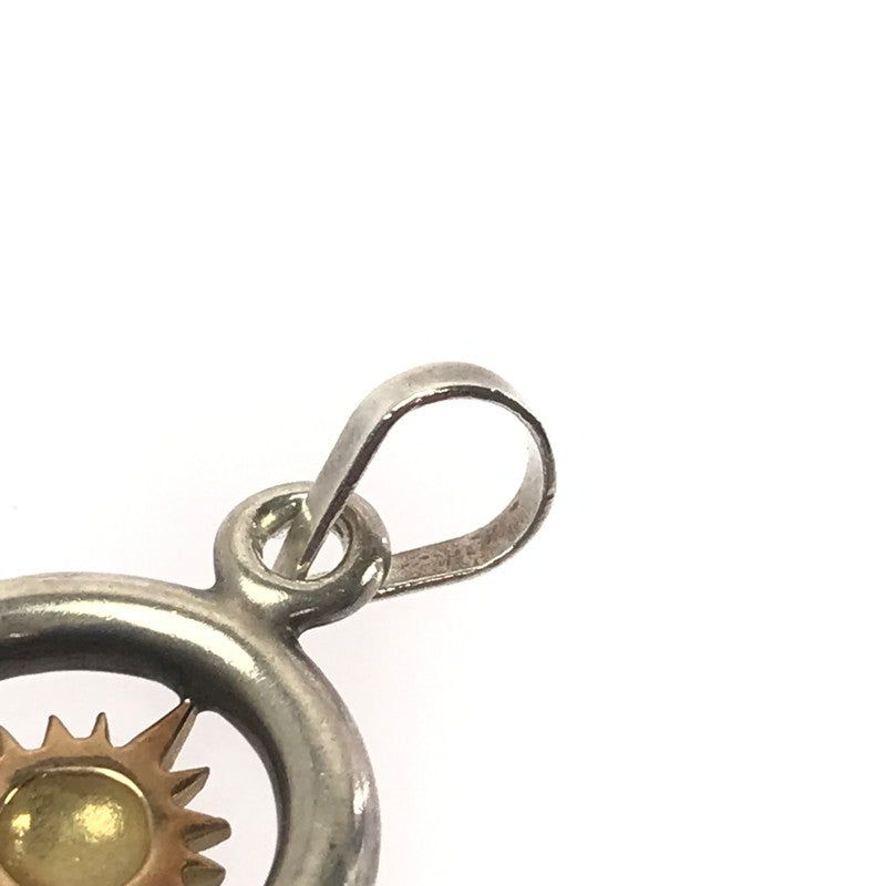 【中古品】【メンズ】 ARIZONA FREEDOM アリゾナフリーダム SV925 K18 SUN SYMBOL&ARABESQUE PENDANT TOP サンシンボル アラベスク ペンダント トップ アクセサリー 191-260316-na-09-tag カラー：シルバー 万代Net店