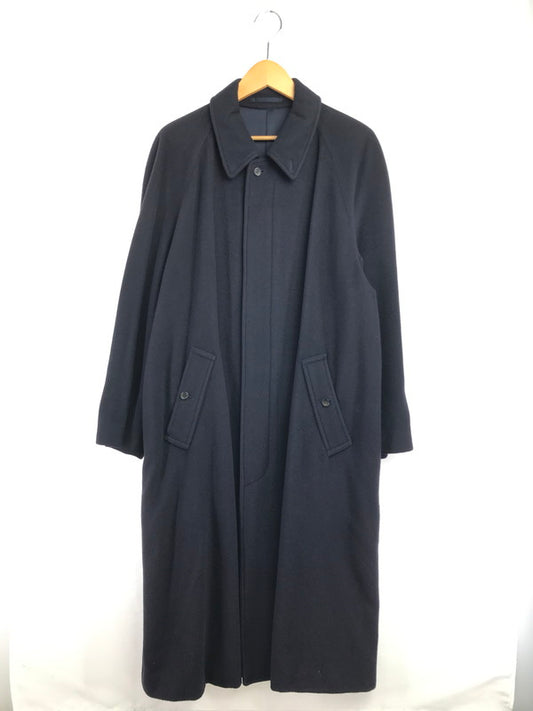 【中古品】【メンズ】 MARGARET HOWELL マーガレットハウエル WOOL BALMACAAN COAT ウール バルマカーンコート 旧タグ 日本製 ステンカラーコート アウター 141-260703-YY-17-tagh サイズ：M カラー：ネイビー 万代Net店