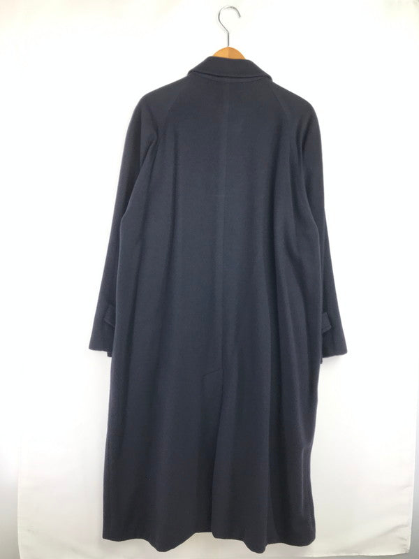 【中古品】【メンズ】 MARGARET HOWELL マーガレットハウエル WOOL BALMACAAN COAT ウール バルマカーンコート 旧タグ 日本製 ステンカラーコート アウター 141-260703-YY-17-tagh サイズ：M カラー：ネイビー 万代Net店