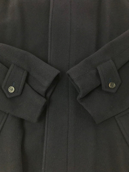 【中古品】【メンズ】 MARGARET HOWELL マーガレットハウエル WOOL BALMACAAN COAT ウール バルマカーンコート 旧タグ 日本製 ステンカラーコート アウター 141-260703-YY-17-tagh サイズ：M カラー：ネイビー 万代Net店