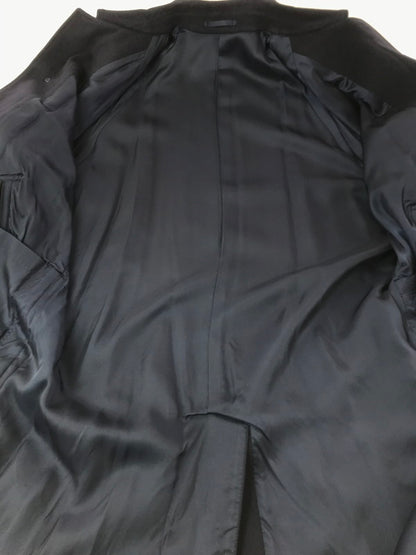 【中古品】【メンズ】 MARGARET HOWELL マーガレットハウエル WOOL BALMACAAN COAT ウール バルマカーンコート 旧タグ 日本製 ステンカラーコート アウター 141-260703-YY-17-tagh サイズ：M カラー：ネイビー 万代Net店