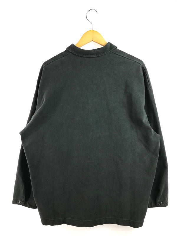 【中古美品】【メンズ】 KONTOR コントール PIGMENT DYEING BIG POLO LS KON-02253 ピグメント ビッグ ポロシャツ 140-260309-na-17-tag サイズ：1 カラー：チャコール 万代Net店