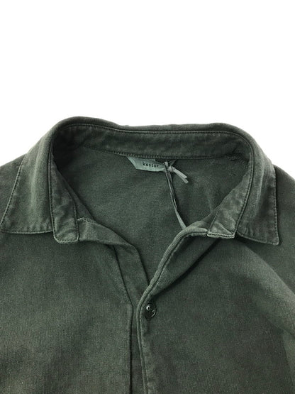 【中古美品】【メンズ】 KONTOR コントール PIGMENT DYEING BIG POLO LS KON-02253 ピグメント ビッグ ポロシャツ 140-260309-na-17-tag サイズ：1 カラー：チャコール 万代Net店
