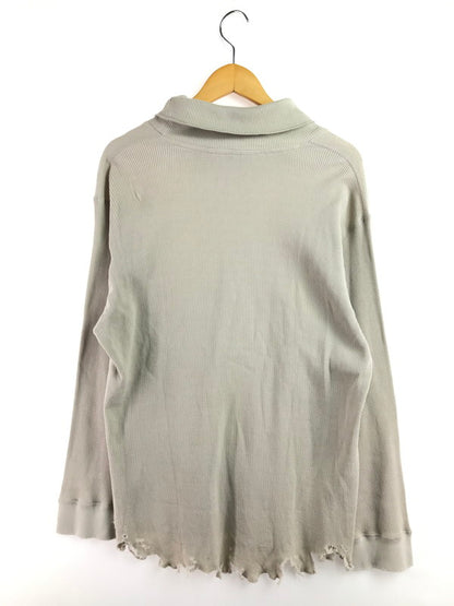 【中古品】【メンズ】 ANCELLM アンセルム DAMAGE WAFFLE HI-NECK LS T-SHIRT ANC-CT135 ダメージ ワッフル ハイネック Tシャツ 140-260309-na-12-tag サイズ：2 カラー：GREIGE 万代Net店