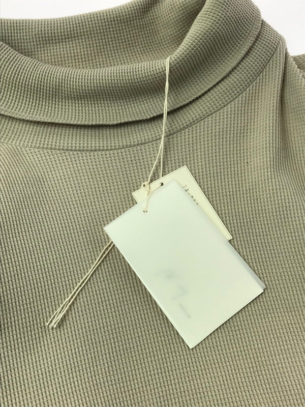 【中古品】【メンズ】 ANCELLM アンセルム DAMAGE WAFFLE HI-NECK LS T-SHIRT ANC-CT135 ダメージ ワッフル ハイネック Tシャツ 140-260309-na-12-tag サイズ：2 カラー：GREIGE 万代Net店