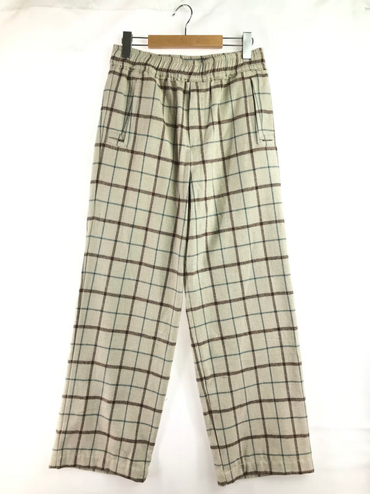 【中古美品】【メンズ】 LQUARTET エルカルテット YARN-DYED COTTON EAZY TROUSERS LQ25FW-LP-012 先染め コットン イージー トラウザーパンツ ボトムス 151-260309-na-10-tag サイズ：L カラー：ホワイト 万代Net店