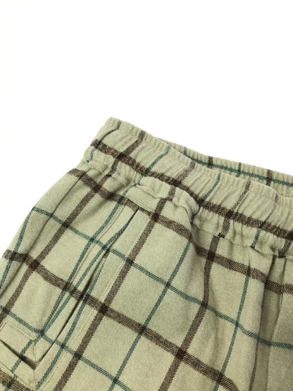 【中古美品】【メンズ】 LQUARTET エルカルテット YARN-DYED COTTON EAZY TROUSERS LQ25FW-LP-012 先染め コットン イージー トラウザーパンツ ボトムス 151-260309-na-10-tag サイズ：L カラー：ホワイト 万代Net店