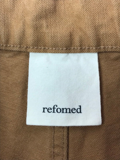 【中古美品】【メンズ】 REFOMED リフォメッド FRESH MAN DOUBLE KNEE PANTS REPT-054 フレッシュ マン ダブル ニー パンツ ボトムス 151-260309-na-05-tag サイズ：1 カラー：RENGA 万代Net店