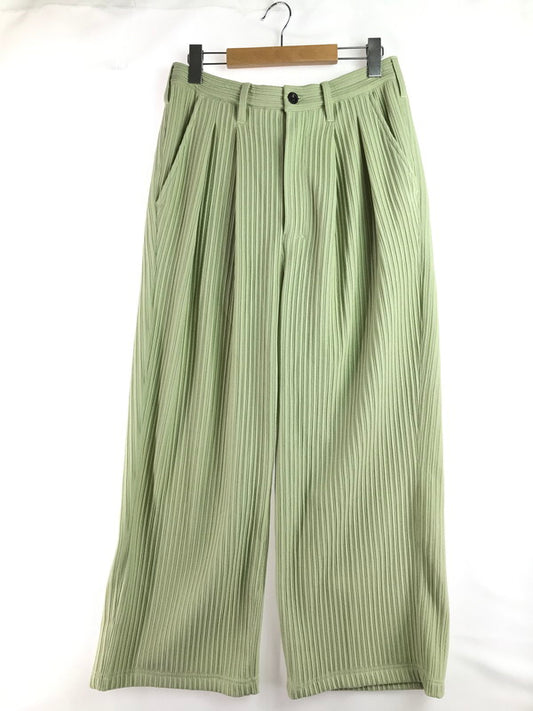 【中古美品】【メンズ】 ANCELLM アンセルム WIDE EASY PANTS ANC-PT113-B ワイド イージーパンツ ボトムス 151-260309-na-08-tag カラー：WASABI 万代Net店