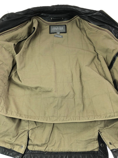 【中古品】【メンズ】 WILSONS LEATHER ウィルソンズ レザー THINSULATE LEATHER BLOUSON シンサレート レザー ブルゾン アウター 146-260319-rt-01-tag サイズ：M カラー：ブラック 万代Net店