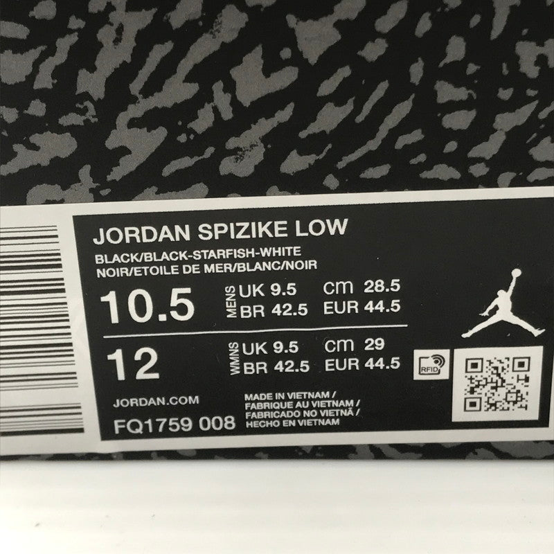【中古美品】【メンズ】 NIKE ナイキ JORDAN SPIZIKE LOW SAFARI FQ1759-008 ジョーダン スパイジーク スニーカー 靴 160-260405-rt-14-tag サイズ：28.5cm US10.5 カラー：ブラック 万代Net店