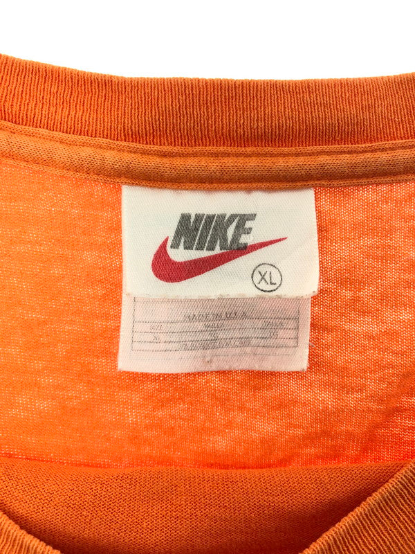【現状渡し品】【メンズ】 NIKE ナイキ 00's T-SHIRT 2000年代 USA製 Tシャツ 半袖Tシャツ トップス 146-260516-rt-06-tagh サイズ：XL カラー：オレンジ 万代Net店