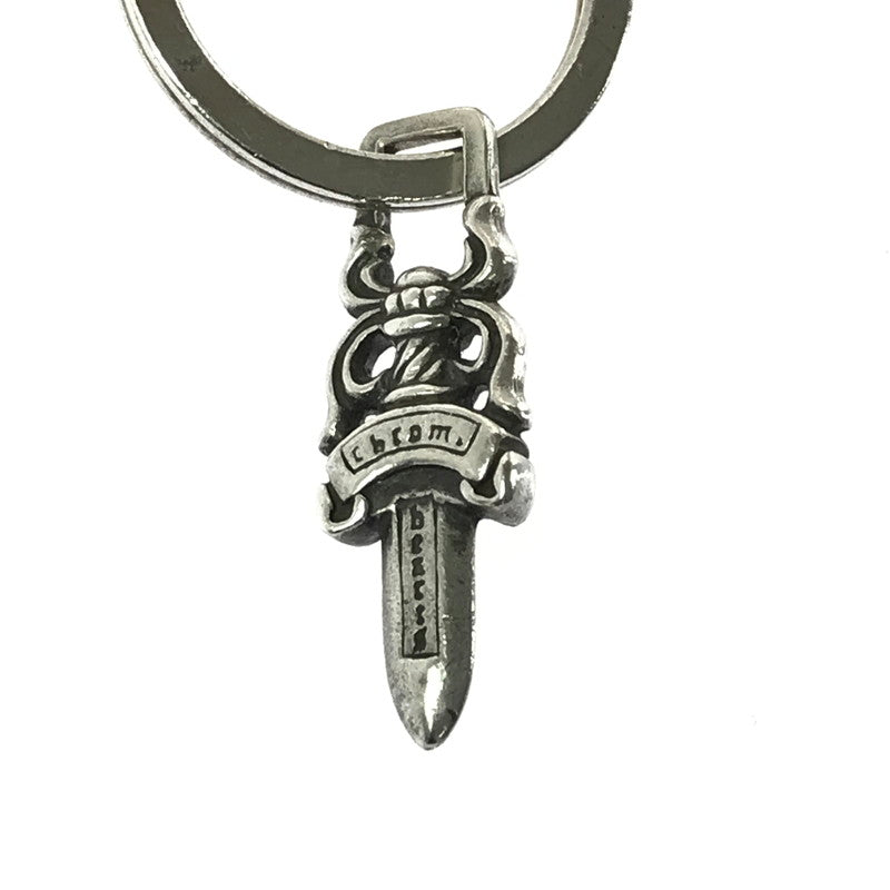 【中古品】【メンズ】 CHROME HEARTS クロムハーツ SV925 DAGGER KEY RING 1 ROLLER ダガー キーリング ローラー キーホルダー 190-260412-na-01-tagh カラー：シルバー 万代Net店