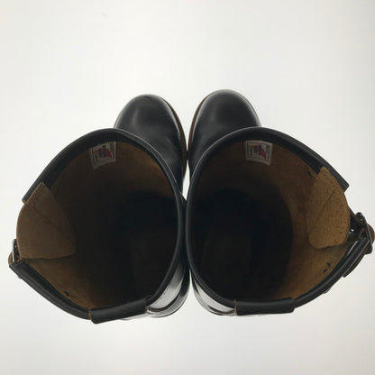 【中古品】【メンズ】 REDWING レッドウィング ENGINEER BOOT 9268 エンジニア ブーツ USA製 プリント羽タグ 靴 164-260620-rt-19-tagh サイズ：8 1/2D カラー：ブラック 万代Net店