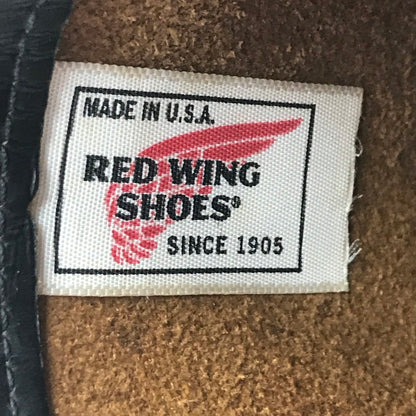 【中古品】【メンズ】 REDWING レッドウィング ENGINEER BOOT 9268 エンジニア ブーツ USA製 プリント羽タグ 靴 164-260620-rt-19-tagh サイズ：8 1/2D カラー：ブラック 万代Net店